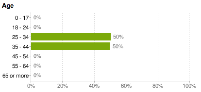 Audiencia blog transportista por edades