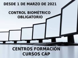NUEVA NORMATIVA CENTROS CAP: OBLIGATORIO SISTEMA DE CONTROL DE ACCESO BIOMÉTRICO NUEVA NORMATIVA CENTROS CAP: OBLIGATORIO SISTEMA DE CONTROL DE ACCESO BIOMÉTRICO